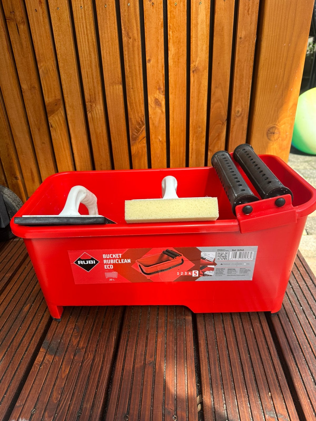 Rubi Rubiclean Eco tegelwasemmer met toebehoren, Doe-het-zelf en Verbouw, Gereedschap | Handgereedschap, Zo goed als nieuw, Ophalen of Verzenden