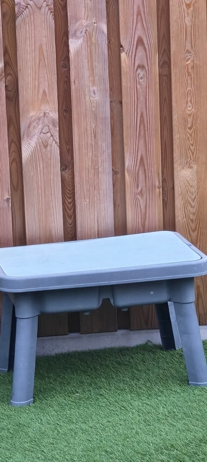 GRATIS Sensoriplay Tafel met 2 Vakken Zand & Water + Deksel, Ophalen, Gebruikt
