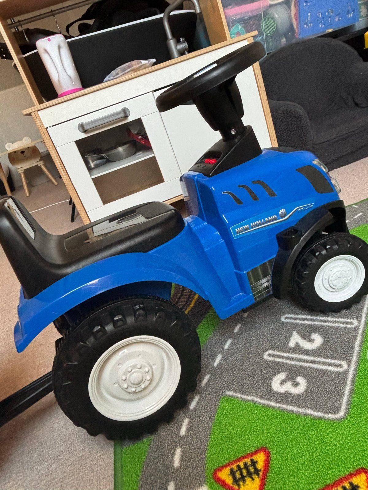 New Holland loopauto met aanhanger, Ophalen, Gebruikt