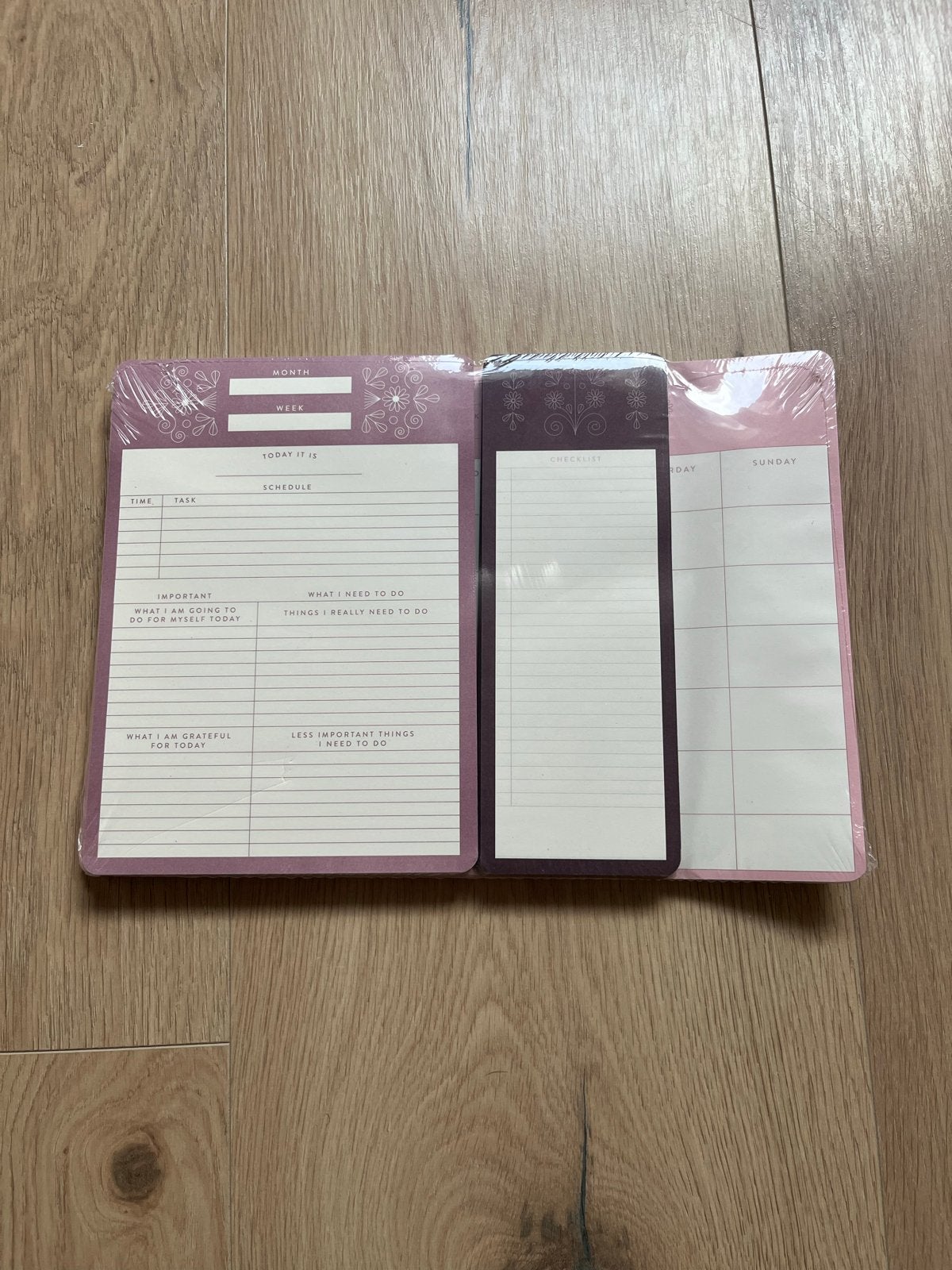 Planner set | Dagplanner + Weekplanner + Checklist | Nieuw, Ophalen of Verzenden, Nieuw, A4