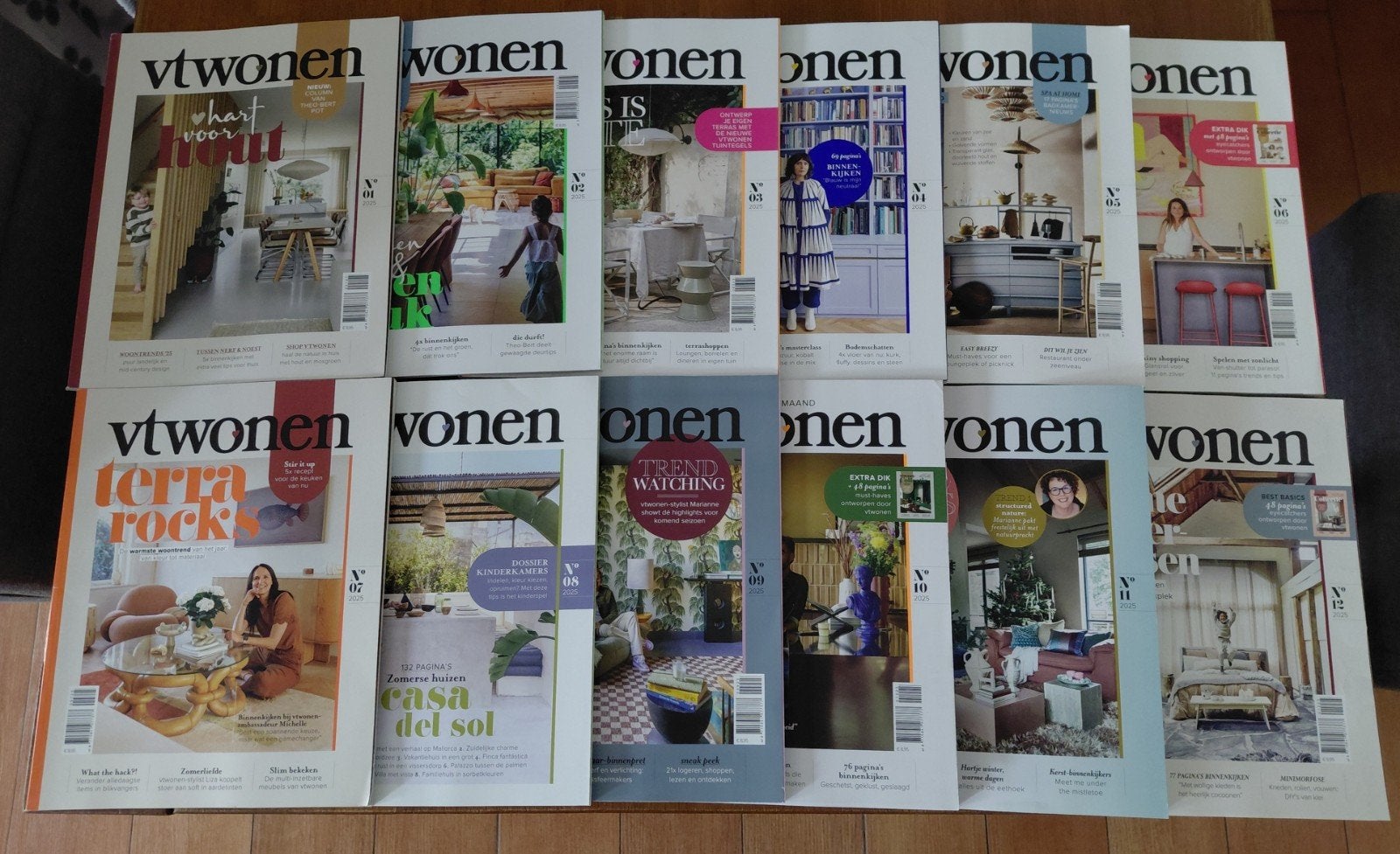12 VT Wonen 2025, Ophalen of Verzenden, Zo goed als nieuw, Interieur en Design