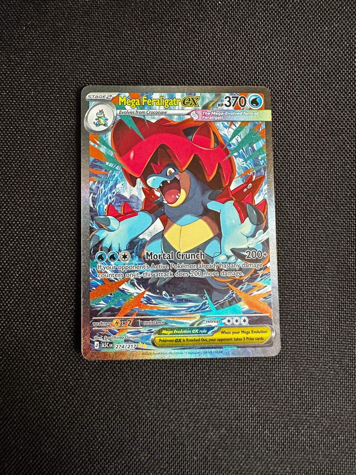 Mega Feraligatr Ex 274 - ASC, Ophalen of Verzenden, Zo goed als nieuw