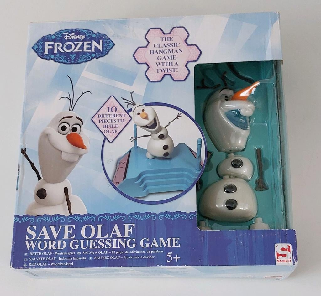 Frozen olaf woordraadspel (klein prijsje), Ophalen of Verzenden