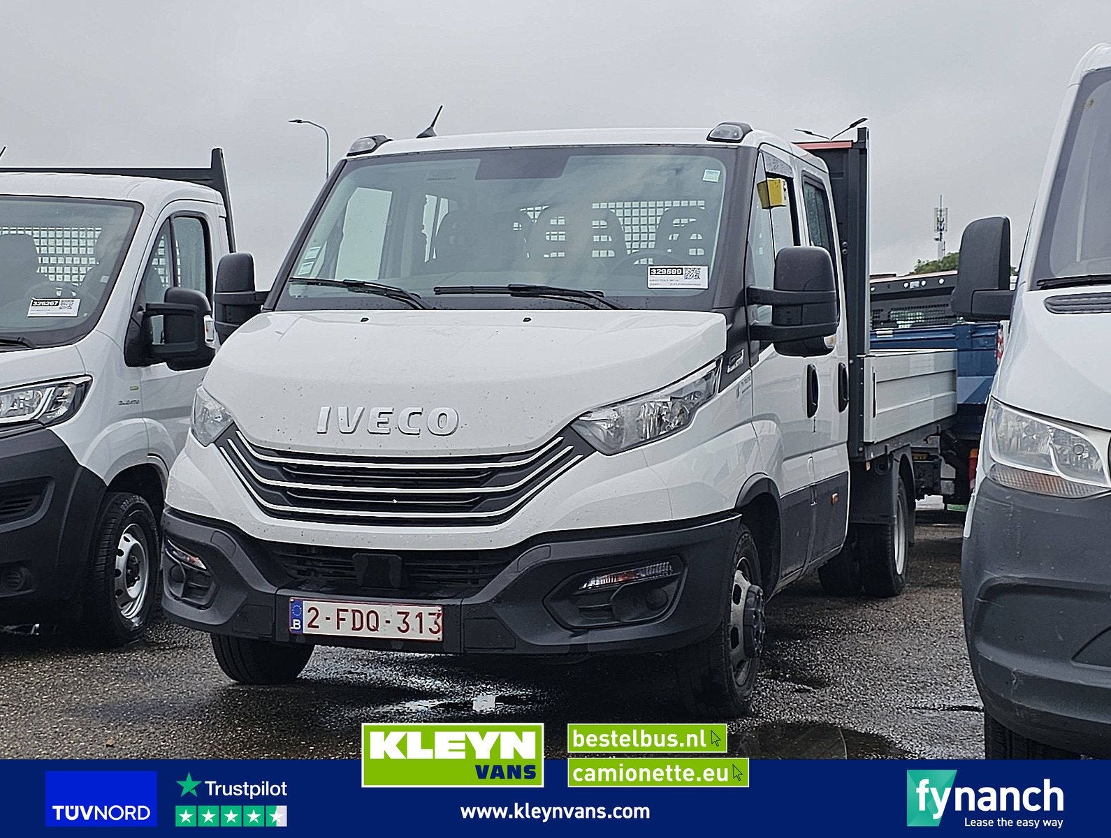 IVECO DAILY 35C14 dub.cab open-laadbak, Auto's, Automaat, 136 pk, Gebruikt, Euro 6