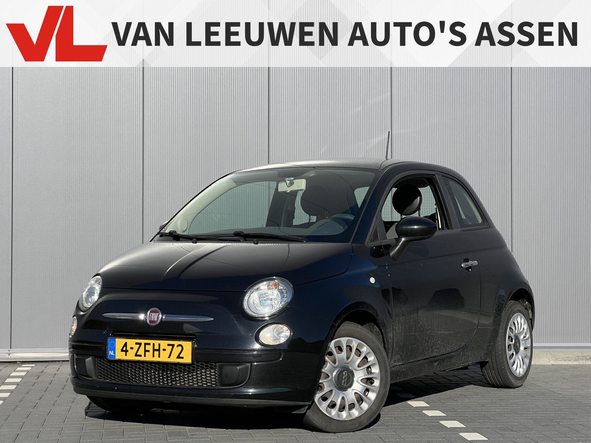 Fiat 500 1.0 TwinAir Pop | Nieuw binnen | Airco | NAP, Voorwielaandrijving, Stof, Gebruikt, Zwart