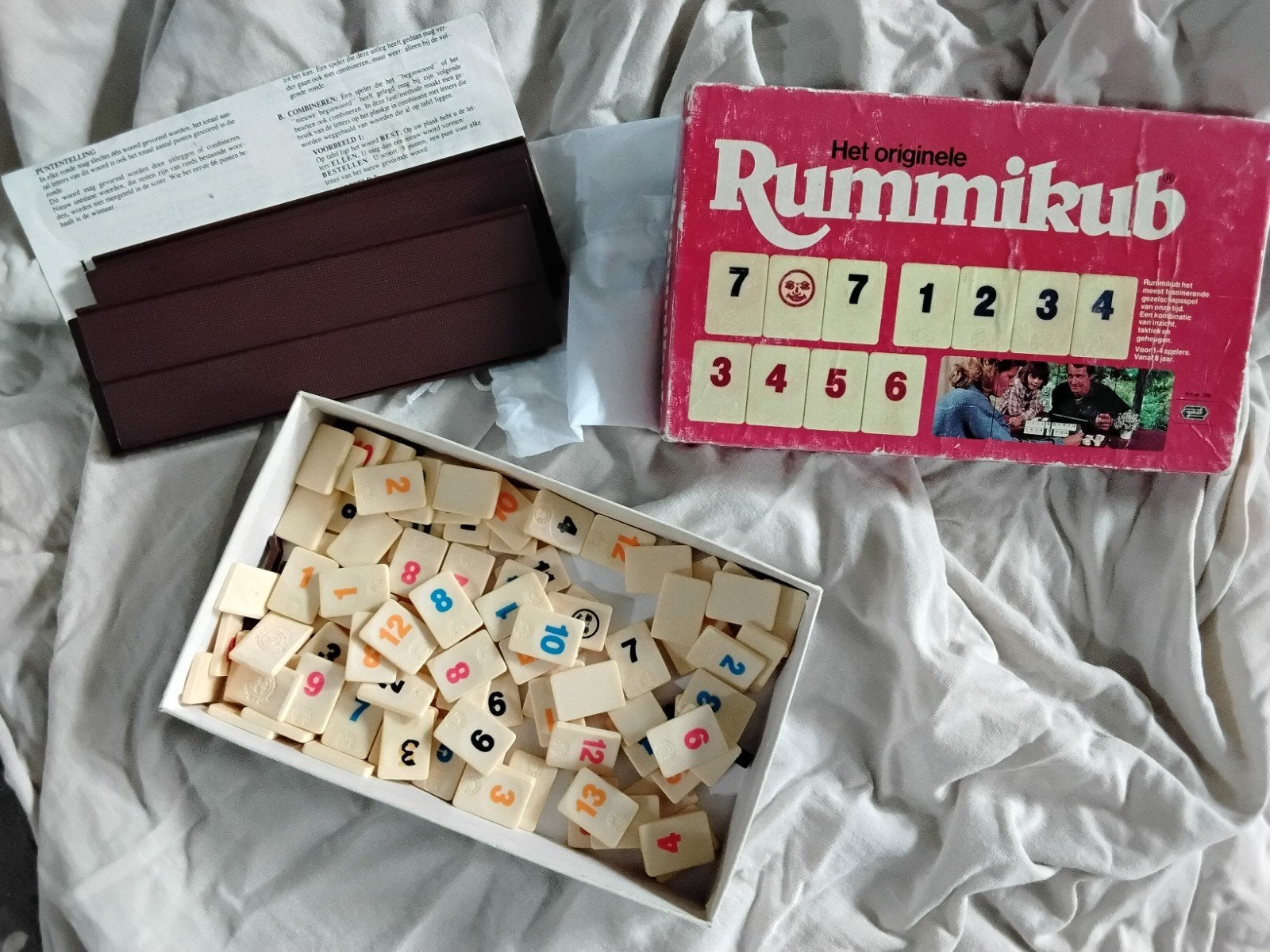 Het originele Rummikub bordspel - Vintage editie, Drie of vier spelers, Ophalen of Verzenden, Gebruikt, Goliath