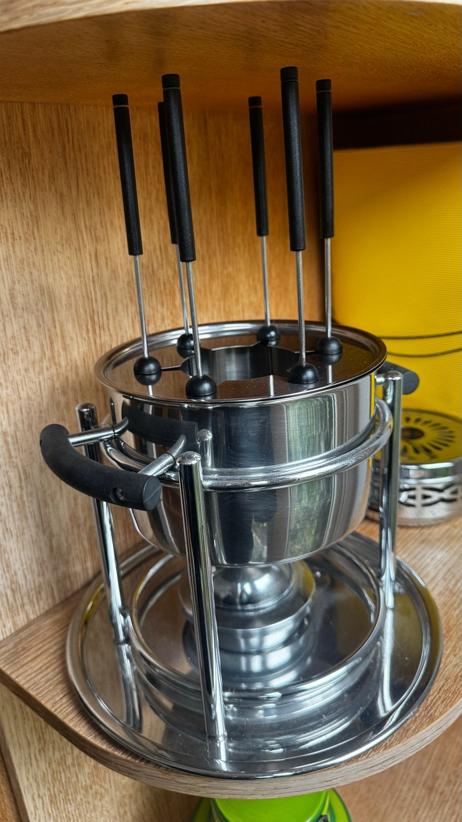 WMF Fondueset Allegro, Witgoed en Apparatuur, Ophalen of Verzenden, Zo goed als nieuw, Brander, Fondueset