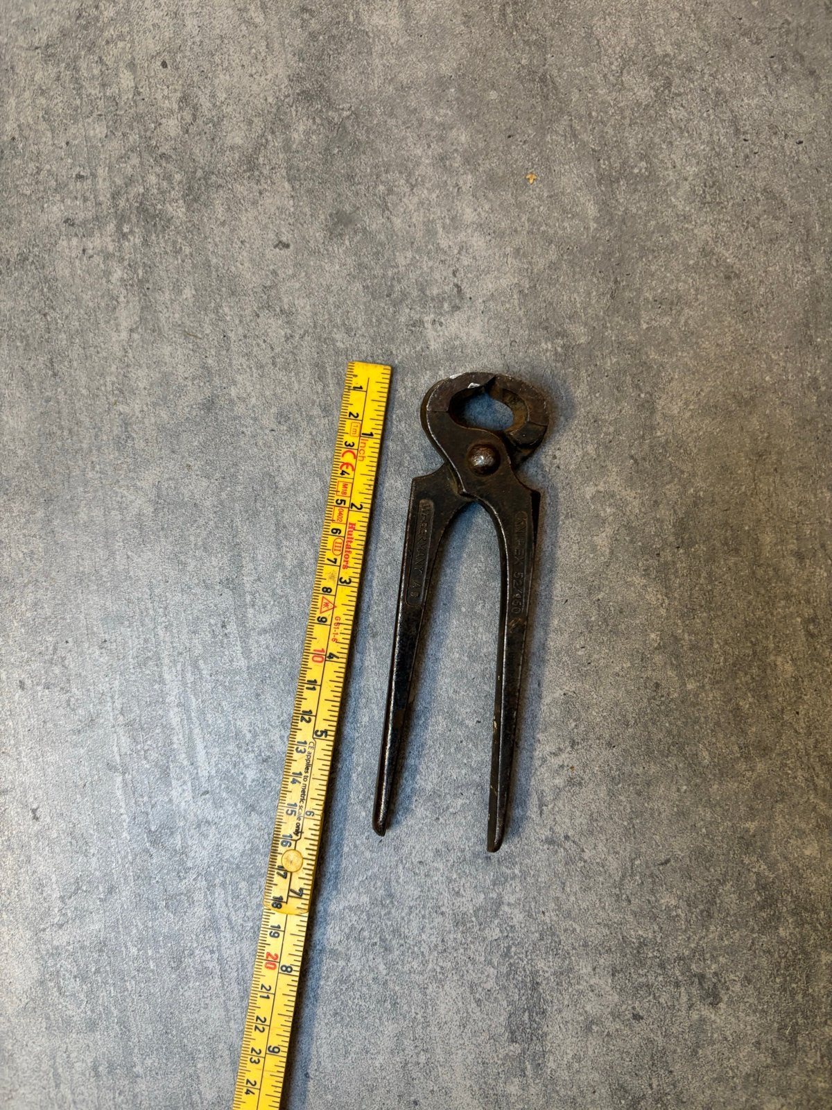 Oude nijptang - Vintage gereedschap, Ophalen of Verzenden, Gebruikt, Tang