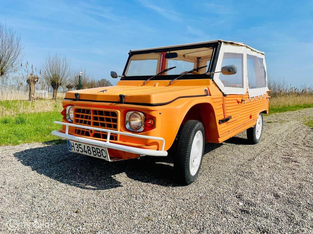 Mehari orange 4 pers. 10-1978 11.641 km | import Spanje, Auto's, Voorwielaandrijving, 31 pk, Overige modellen, Overige kleuren