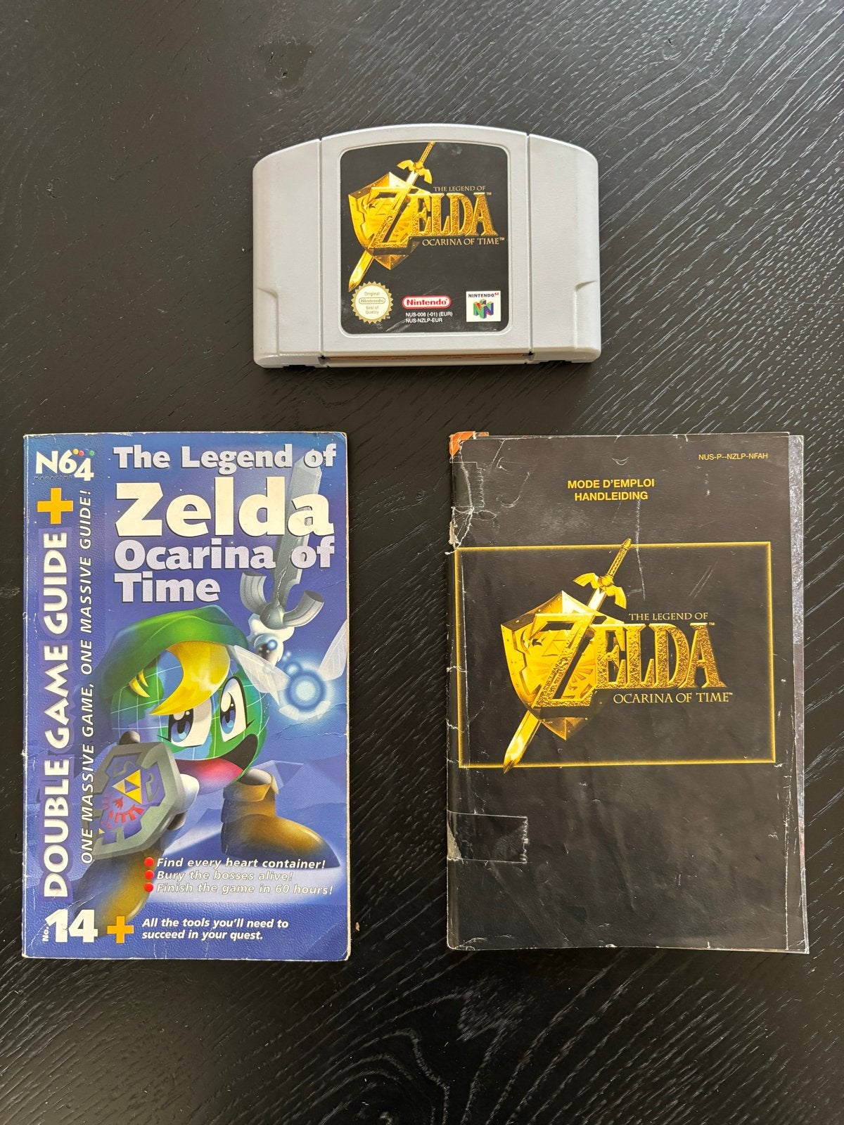 The Legend of Zelda: Ocarina of Time N64 met handleiding, Avontuur en Actie, Gebruikt, 1 speler, Ophalen of Verzenden
