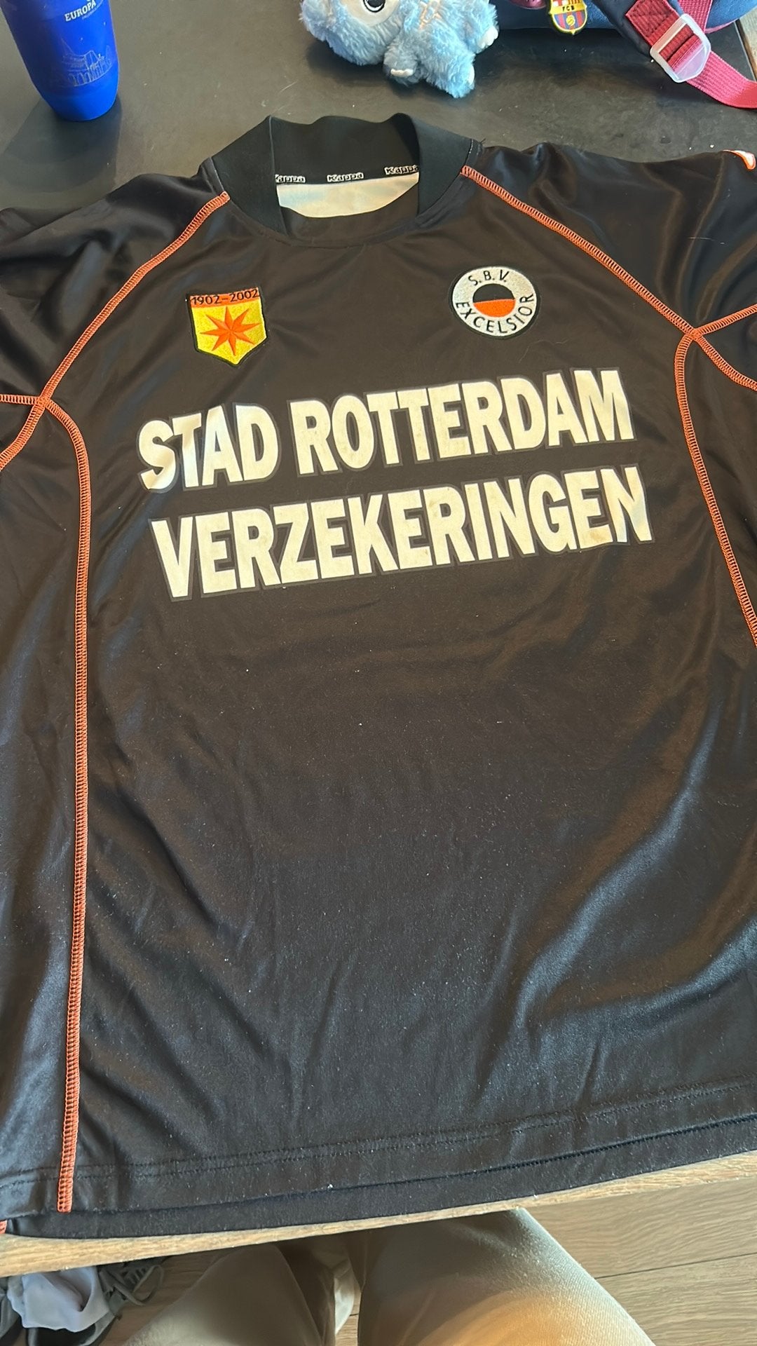 Origineel Excelsior Rotterdam shirt jubileum 100 jaar, Maat S, Ophalen of Verzenden, Zo goed als nieuw, Shirt