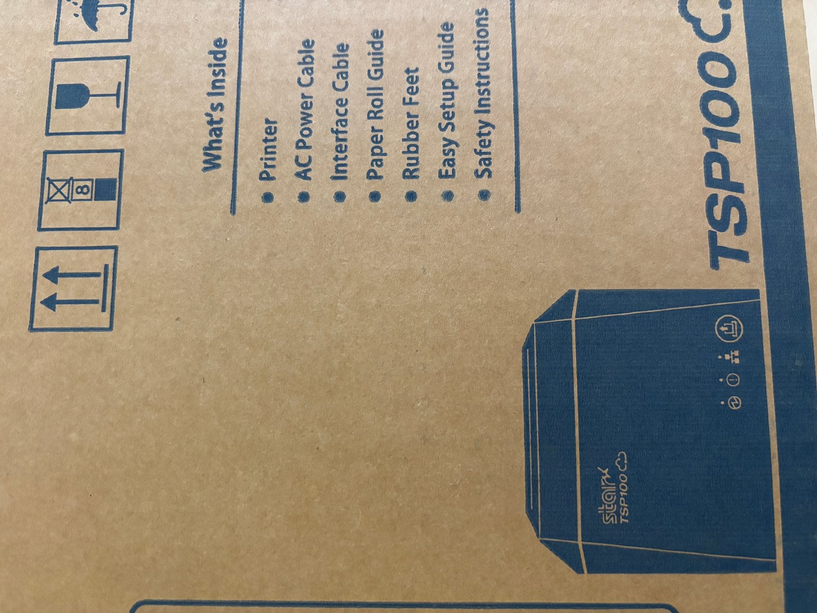 Tsp100 bonprinter met toebehoren, Computers en Software, Ophalen of Verzenden, Zo goed als nieuw