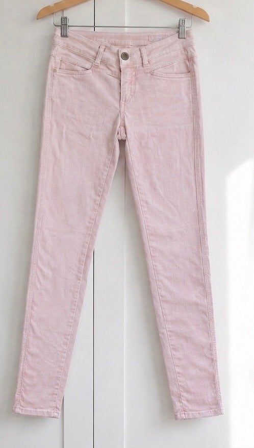 Closed oud roze  skinny broek  maat 25, Kleding | Dames, Broeken en Pantalons, Zo goed als nieuw, Maat 34 (XS) of kleiner, Roze