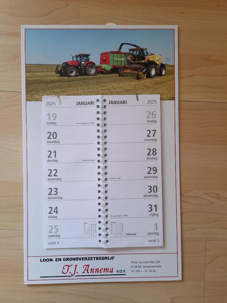 NIEUW KALENDER 2023, Ophalen of Verzenden, Nieuw