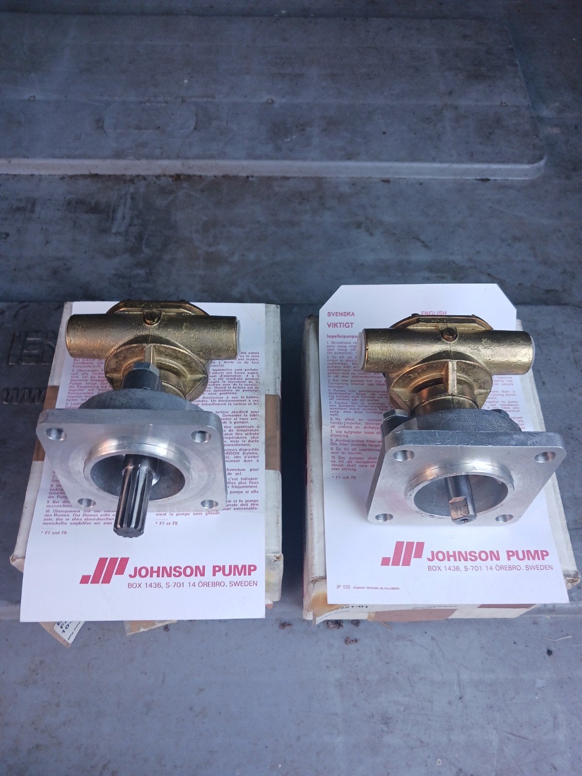 Nieuwe impellerpompen johnson voor yanmar , mitsubishi , vet, Watersport en Boten, Ophalen, Nieuw, Motor en Techniek, Zeilboot of Motorboot