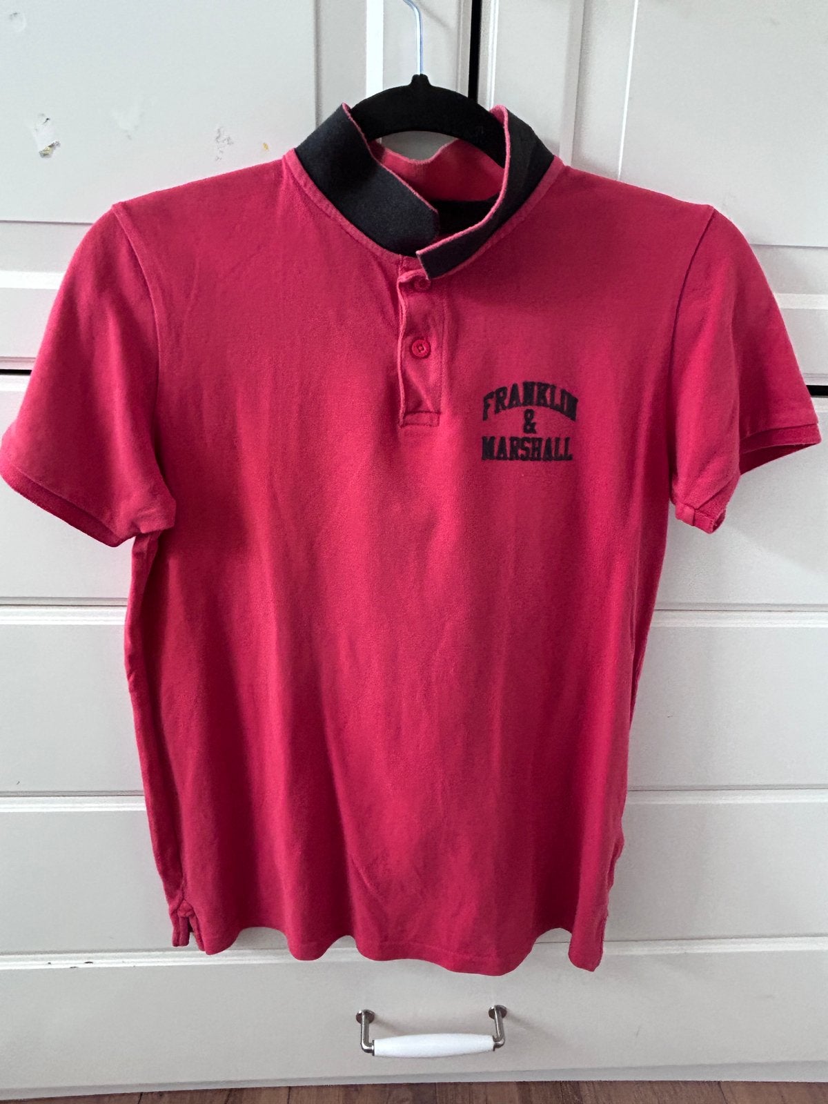 Franklin & marshall polo jongen rood katoen maat 14 15 jaar, Ophalen of Verzenden, Zo goed als nieuw, Jongen, Shirt of Longsleeve