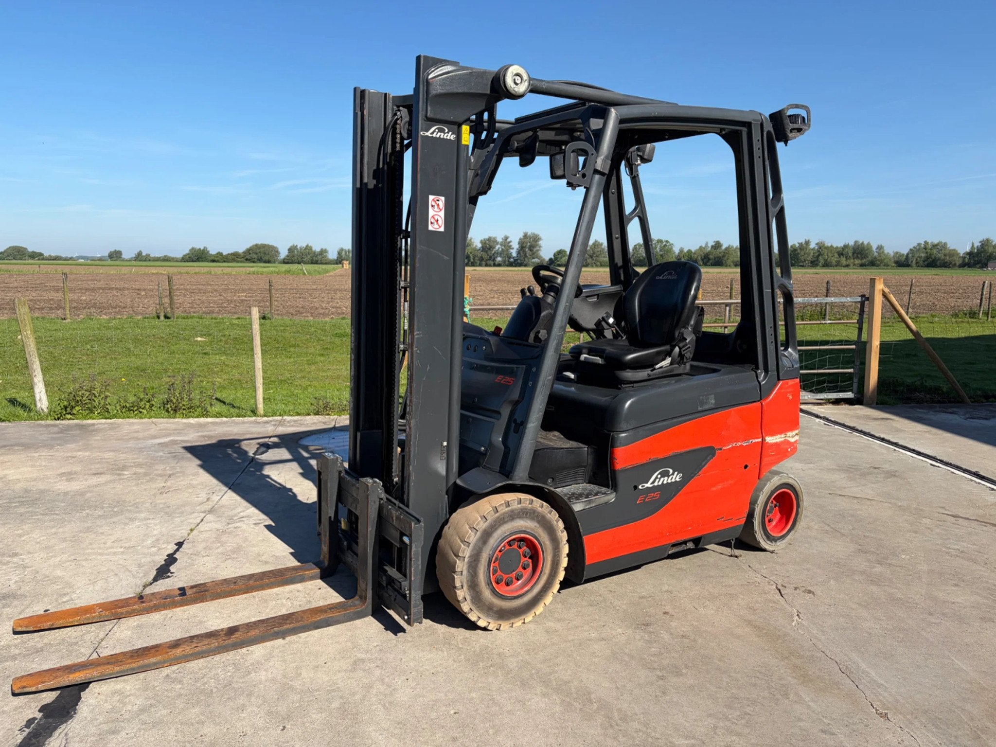 Linde E25-01 elektrische heftruck (bj 2015), 2000 tot 3000 kg, Elektrisch, Heftruck, Linde
