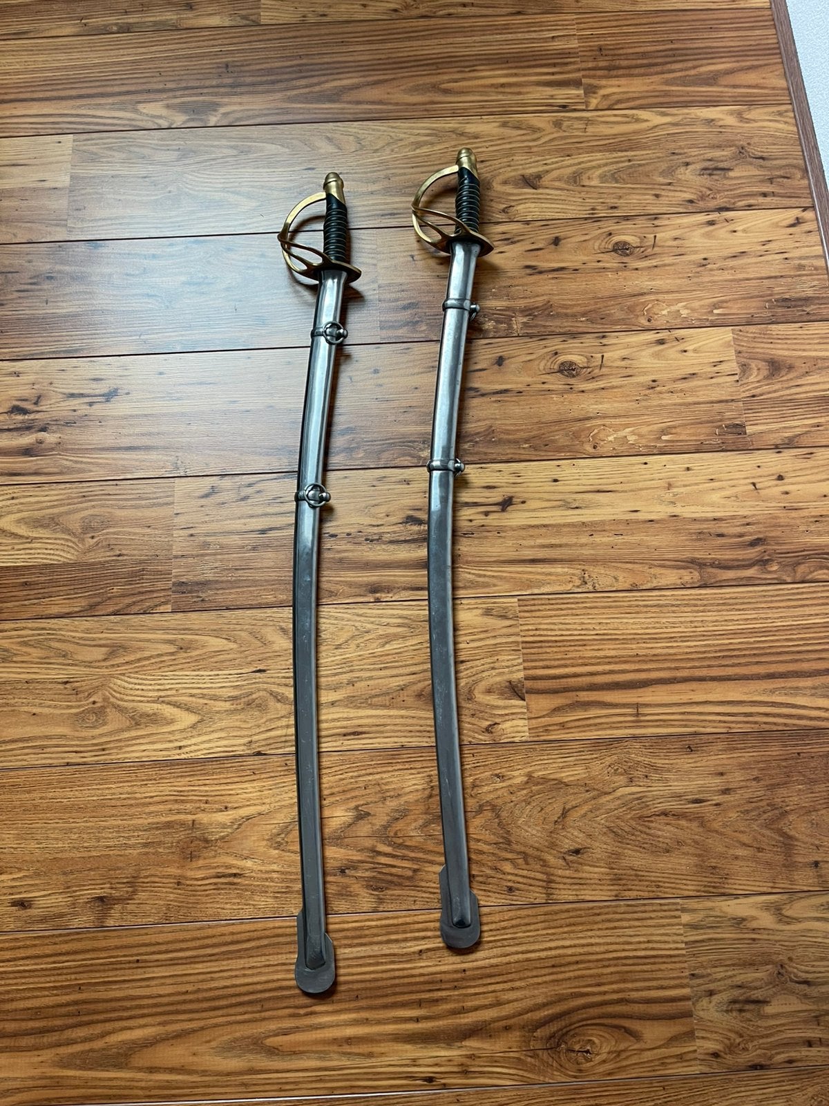 2 Replica Sabels "Civil War" Periode - 1 Meter Lengte, Ophalen of Verzenden, Overige soorten, Amerika, Zwaard of Sabel
