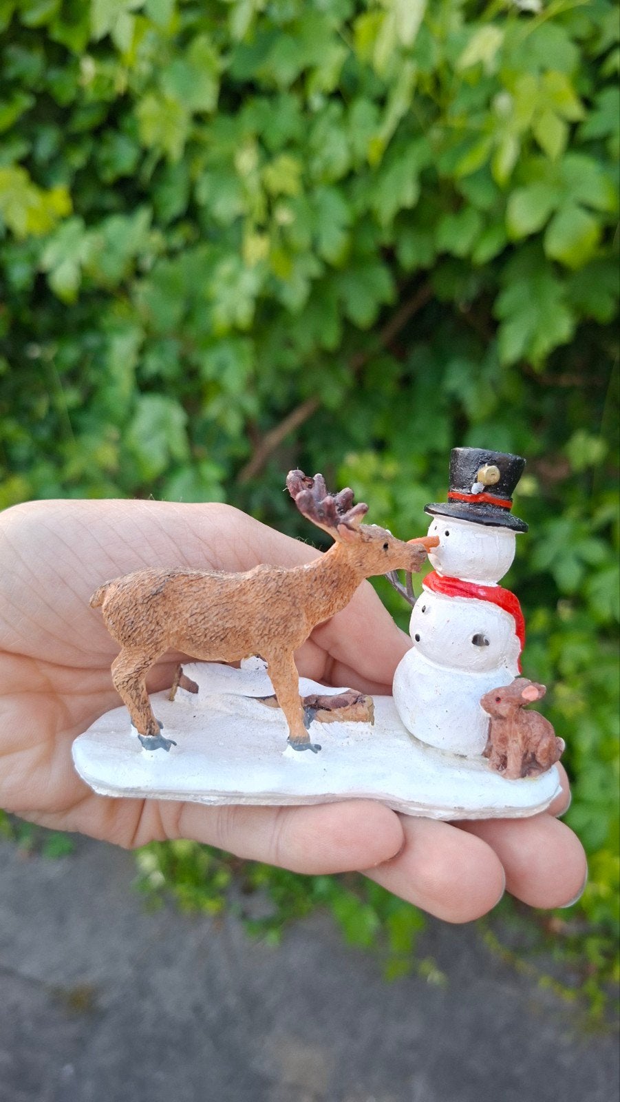 Kerst dorp hert, Diversen, Kerst, Ophalen of Verzenden