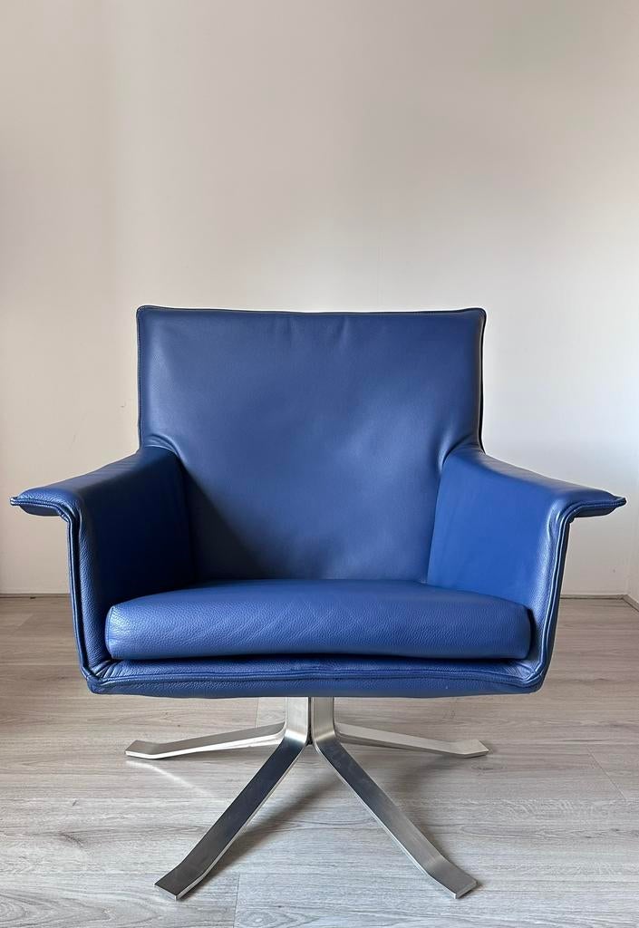 Design on Stock Djenne design lounge fauteuil, Ophalen, Zo goed als nieuw, 75 tot 100 cm, Leer