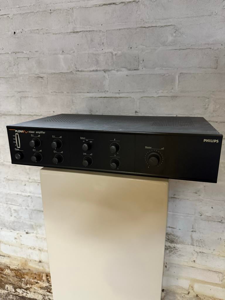Philips Plena Mixer Versterker LBB 1906/00, Overige merken, Ophalen of Verzenden, 60 tot 120 watt, Gebruikt