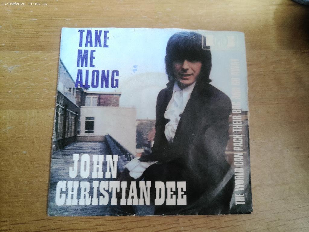 John Christian Dee - Take me along, Fotohoes, Ophalen of Verzenden, Gebruikt, Pop