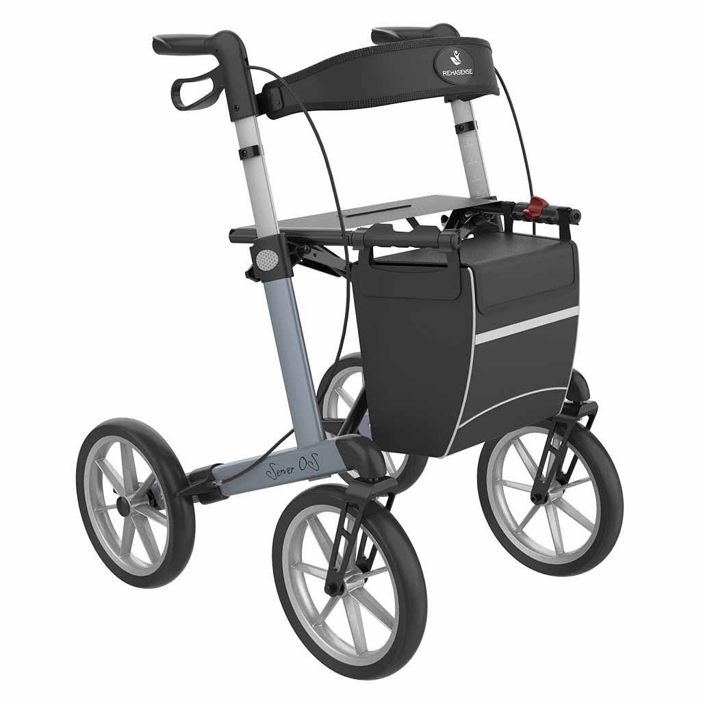 Rollator Server Os grote wielen lichtgewicht NIEUW, Ophalen of Verzenden, Opvouwbaar, Gebruikt