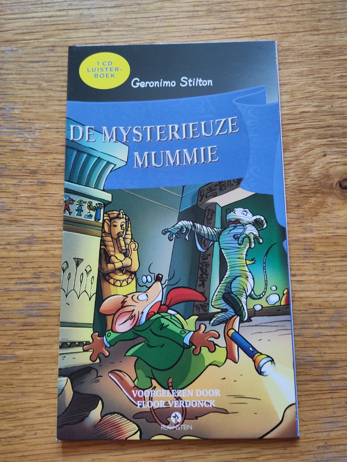 Geronimo Stilton - De Mysterieuze Mummie (Luisterboek CD), Boeken, Ophalen of Verzenden, Geronimo Stilton, Cd, Kind