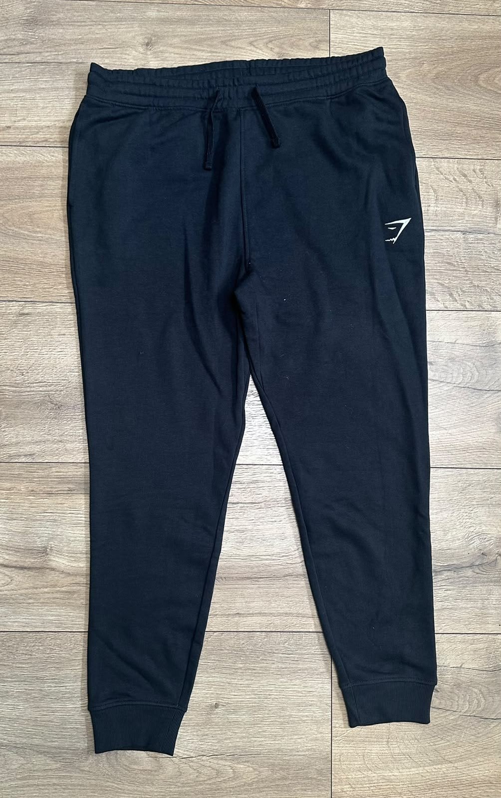 Gymshark Joggingbroek Zwart Maat XL, Fitness, Verzenden, Maat 56/58 (XL), Zo goed als nieuw