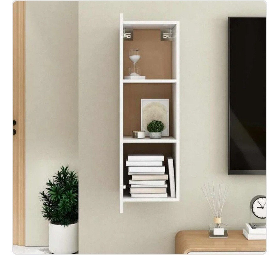 witte kast, tv meubel, Nieuw, Ophalen of Verzenden, Minder dan 150 cm, Minder dan 100 cm