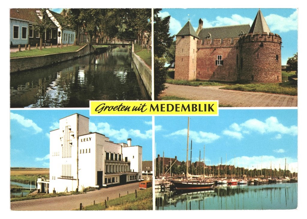 41922 Medemblik NH Nette oude kaart Onbeschreven