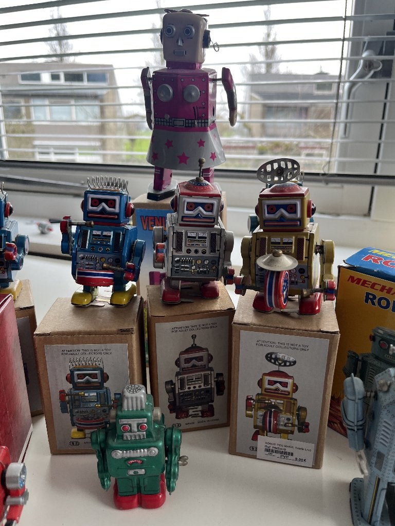 Div. blikken robots, Antiek en Kunst, Antiek | Speelgoed, Ophalen of Verzenden