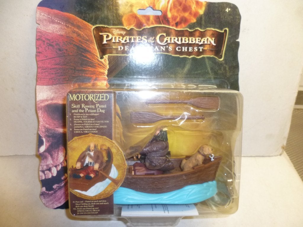 Pirates of the Caribbean Skiff Rowing Pintel and the Prison, Ophalen of Verzenden, Nieuw, Film, Actiefiguur of Pop