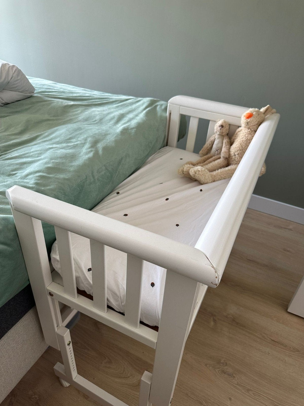 Co-sleeper met matras en beddengoed, Ophalen of Verzenden, Gebruikt, Wieg