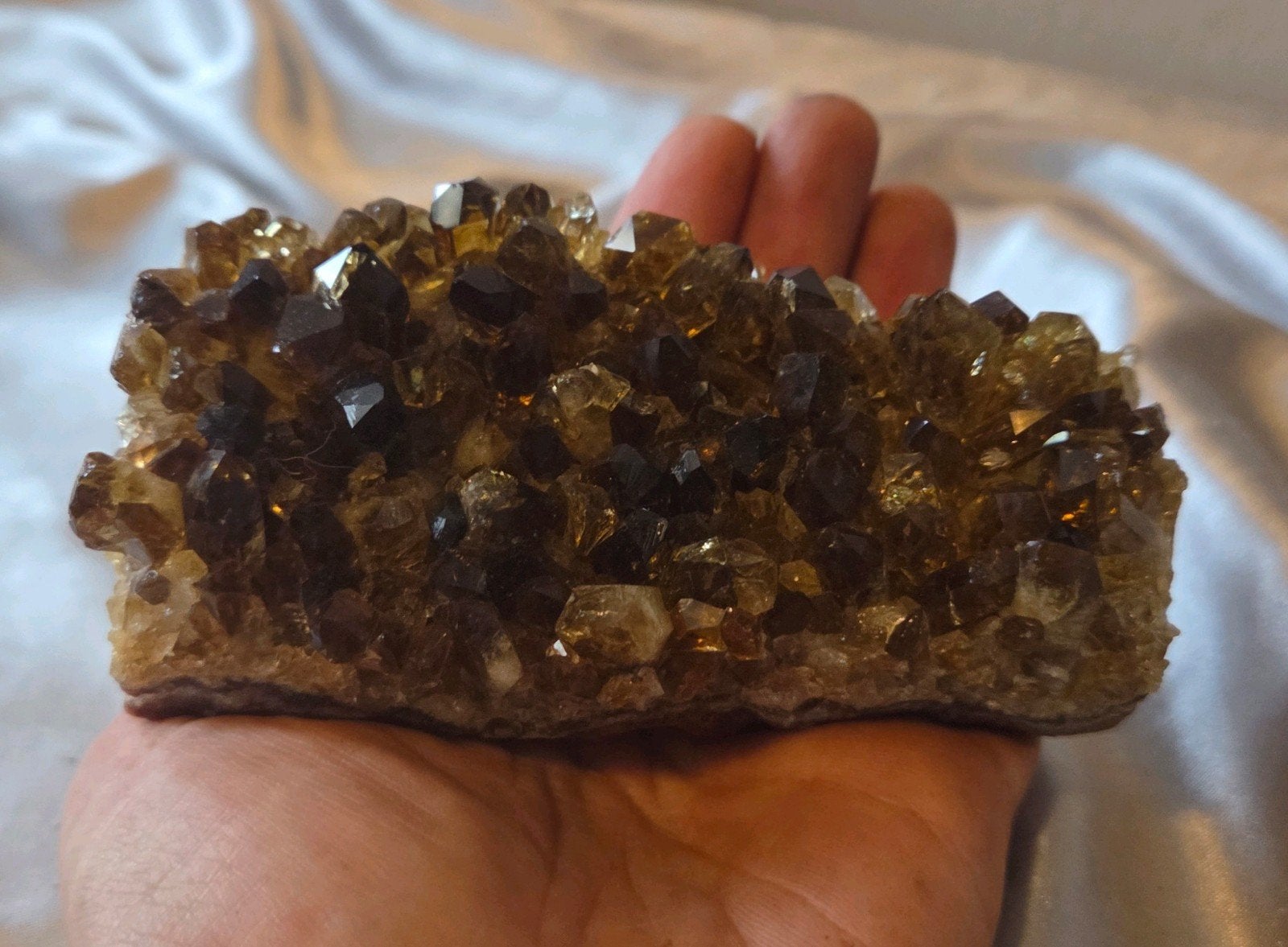 gebrande citrien, Verzamelen, Mineralen en Fossielen, Ophalen of Verzenden