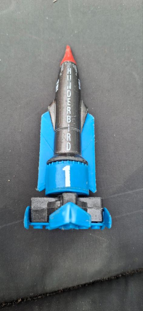Vintage Matchbox Thunderbirds 1 raket (1992), Ophalen of Verzenden, Gebruikt