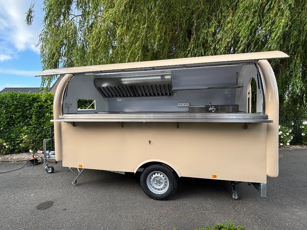 Roundtop L Foodtruck Foodtrailer Goedkoopste van NLvoorraad, Zakelijke goederen, Partijgoederen en Retail | Verkoopwagens, Ophalen of Verzenden