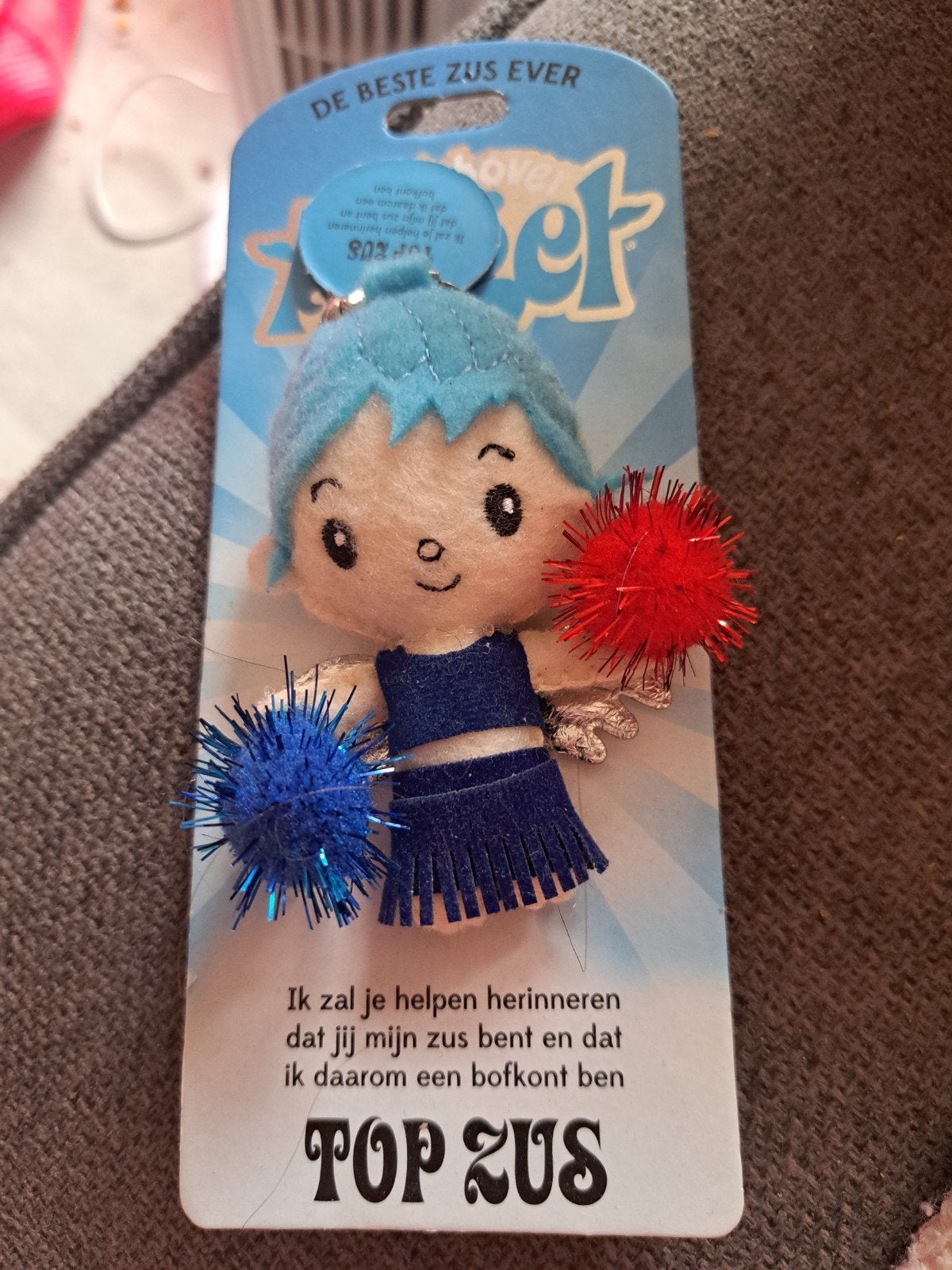Sleutelhanger top zus, Ophalen of Verzenden, Nieuw