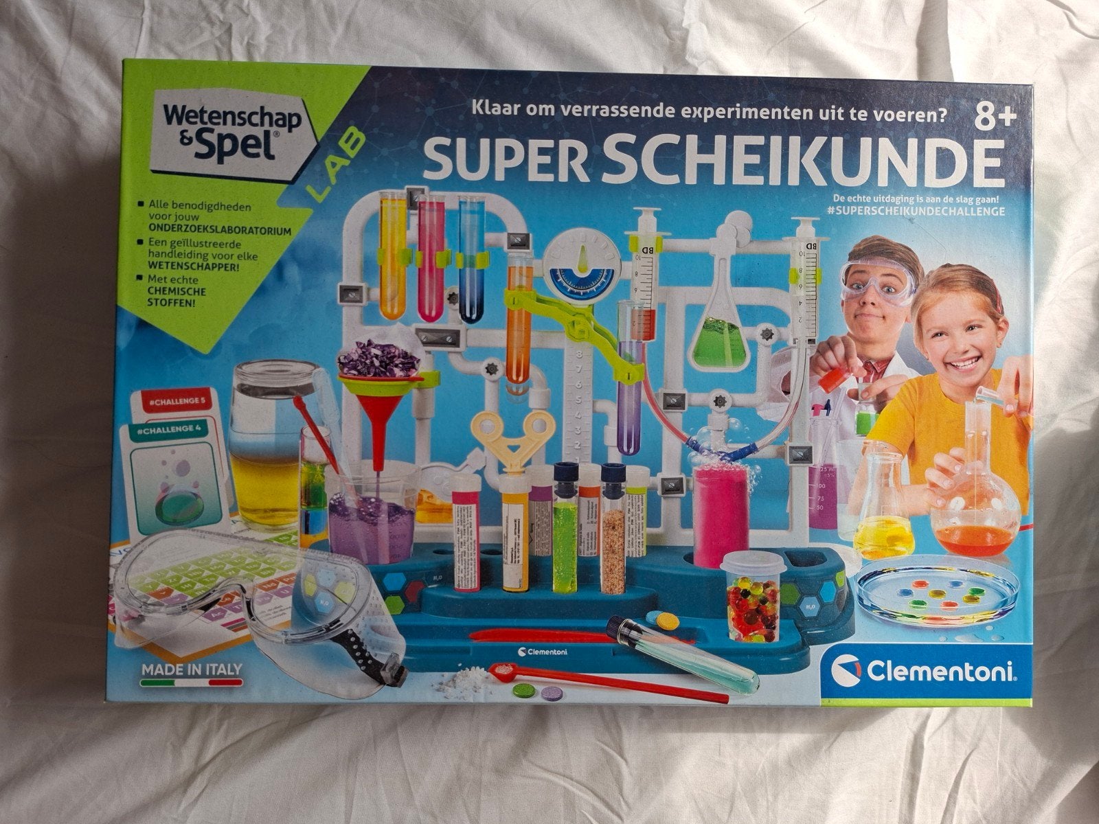 Clementoni Wetenschap & Spel Super Scheikunde Lab, Ophalen of Verzenden, Gebruikt, Knutselen