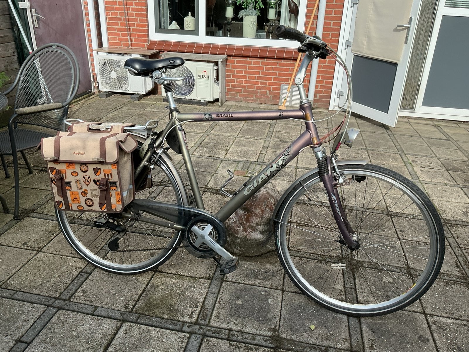 Heren fiets giant XXL gratis, Fietsen en Brommers, 65 cm of meer, Ophalen of Verzenden, Zo goed als nieuw, Giant