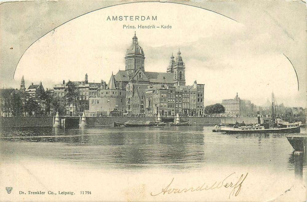 304-268-027 Amsterdam Prins Hendrikkade, Verzenden, Voor 1920, Noord-Holland
