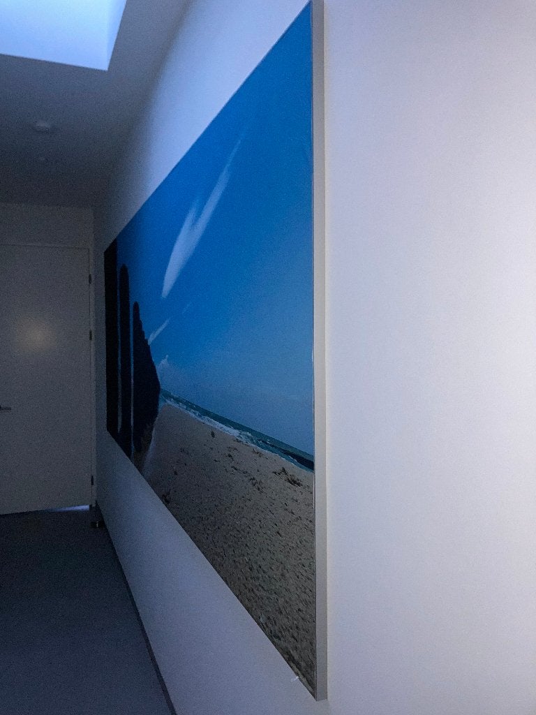 XXL Aluminium Wandframe | 4,0 x 1,5 meter, Ophalen, Metaal, Gebruikt, Meerkleurig