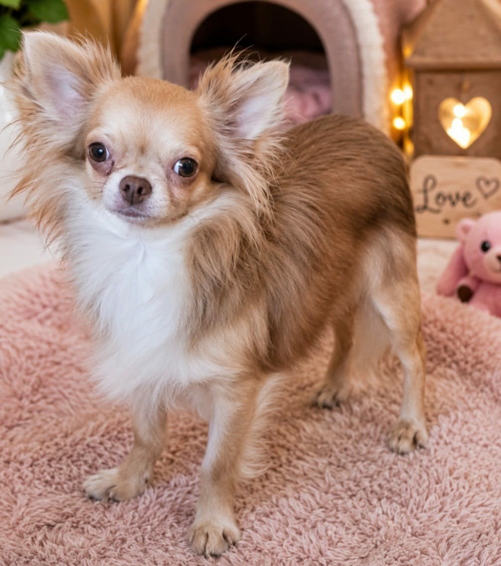 zeer lief t cup  chihuahua dekreutje beschikbaar, Reu, 1 tot 2 jaar, Parvo, Eén hond