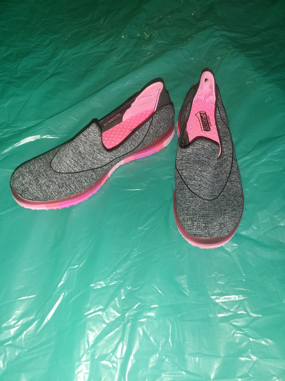 Skechers Go Walk instappers - Maat 38, Skechers, Verzenden, Instappers, Grijs