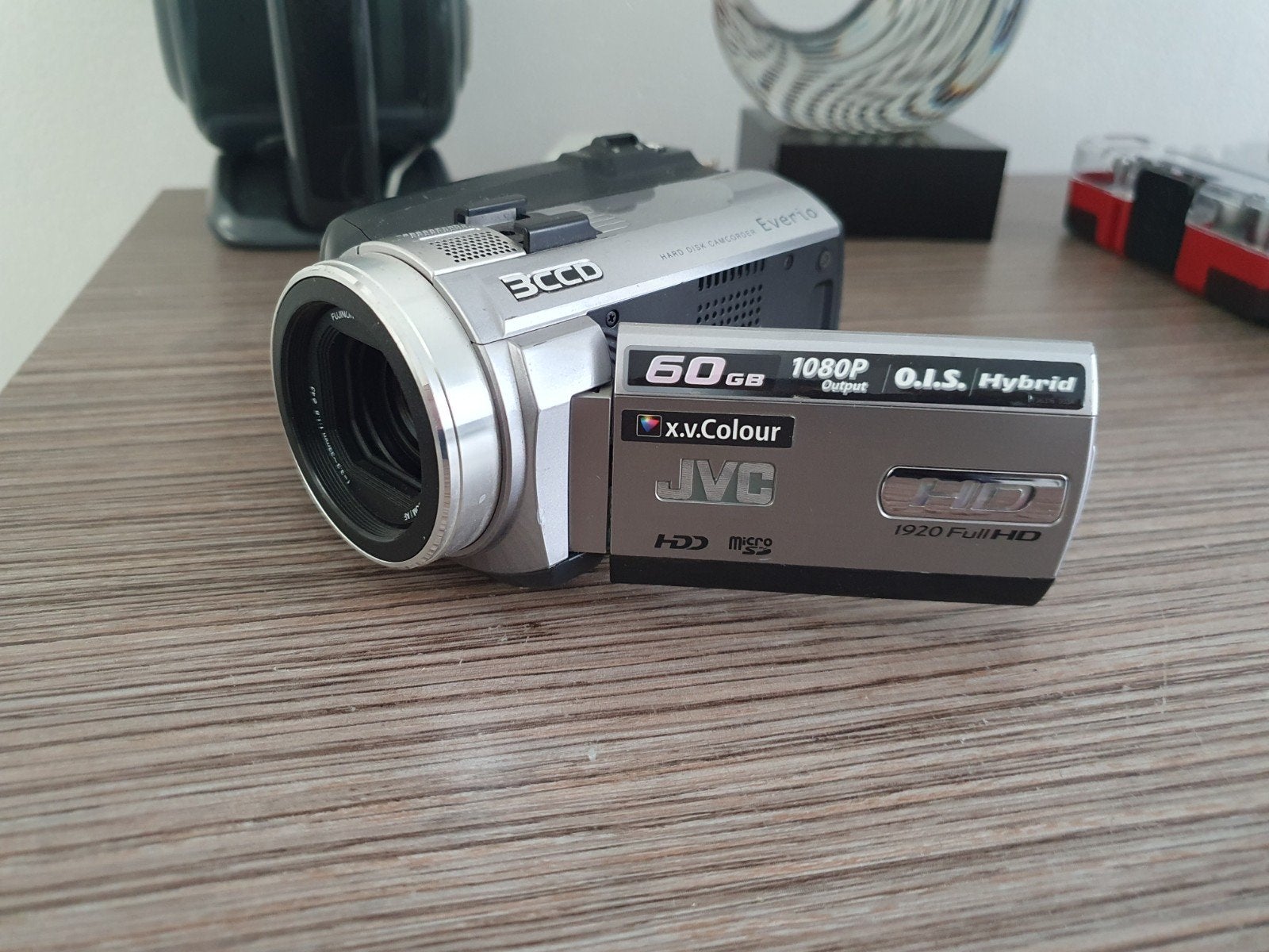 Jvc full hd camera met 60gb opslag, Full HD, JVC, 20x of meer, Ophalen of Verzenden