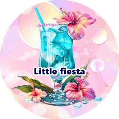L2729 ouwel zomerdrankje cocktail 20cm eetbare taart print, Ophalen of Verzenden, Nieuw, Taarten, Versiering