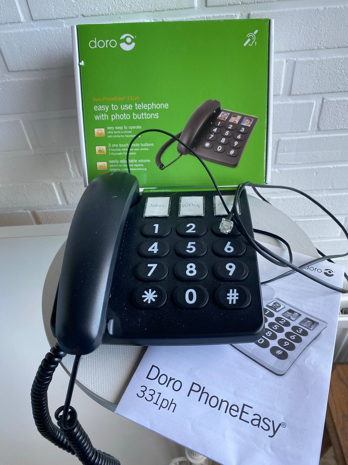 Doro PhoneEasy 331ph - Eenvoudige telefoon voor ouderen, Ophalen, Zo goed als nieuw
