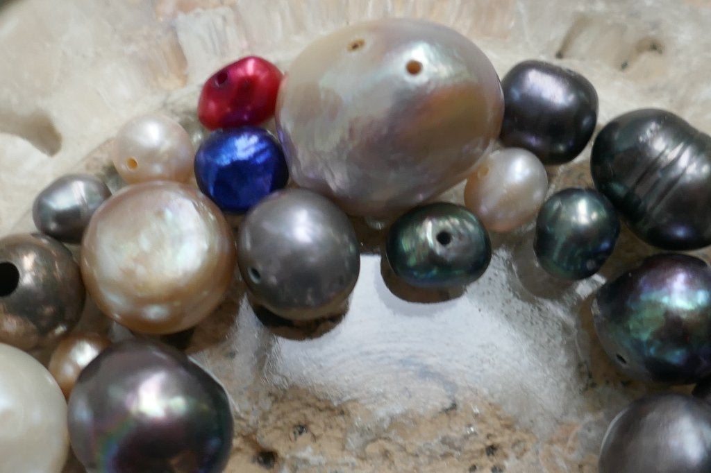 Dilverse soorten losse natuurlijke parels, Verzenden, Nieuw, Overige kleuren, Steen of Mineraal