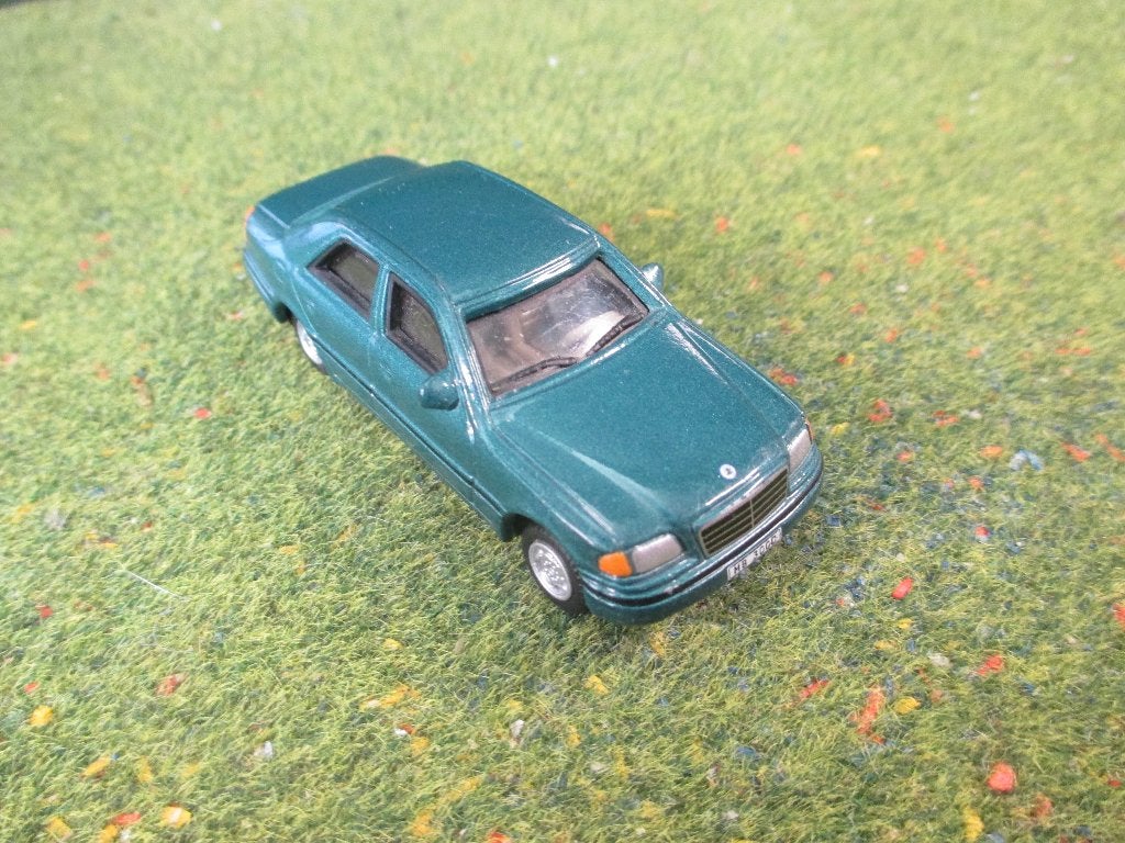 1:64 Mercedes Benz W202 C-Klasse metallic-groen, Ophalen of Verzenden, Zo goed als nieuw, Auto