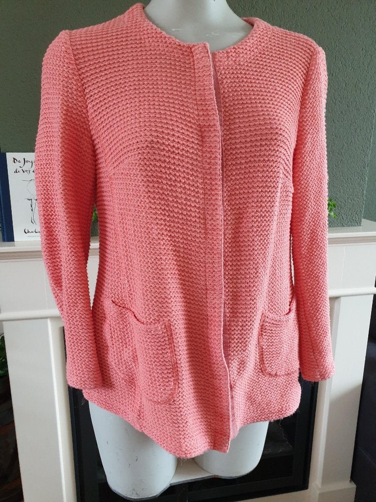 Gerry Weber schitterend oranje vest jas jasje mt L 42 44, Verzenden, Maat 42/44 (L), Oranje, Zo goed als nieuw